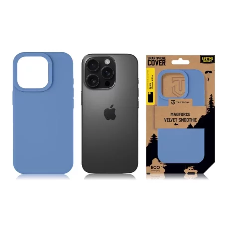 Husa iPhone 16 Pro Tactical MagForce Velvet Smoothie Albastru