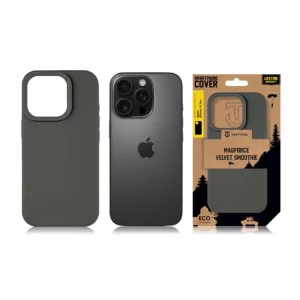 Husa iPhone 16 Pro Tactical MagForce Velvet Smoothie Gri Inchis