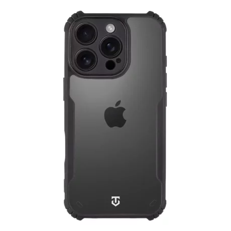 Husa iPhone 16 Pro Tactical Quantum Stealth Transparent/ Negru