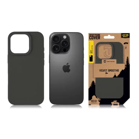 Husa iPhone 16 Pro Tactical Velvet Smoothie Gri Inchis