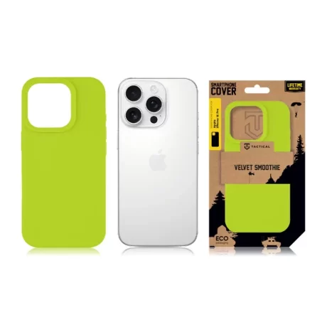 Husa iPhone 16 Pro Tactical Velvet Smoothie Verde
