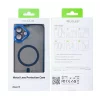 Husa iPhone 16 Rixus Magsafe cu Protectie Metalica Integrata pentru Camera Albastru Inchis