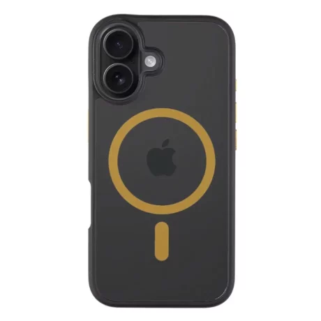 Husa iPhone 16 Tactical MagForce Hyperstealth 2.0 Negru/ Galben