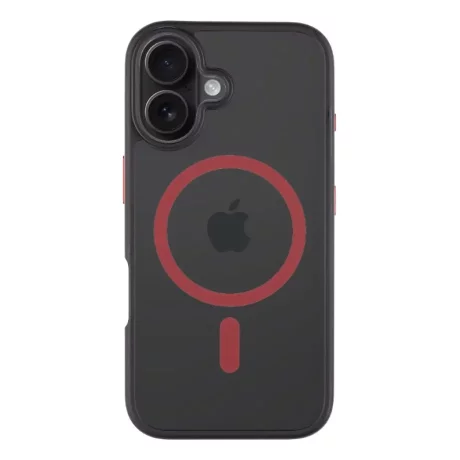 Husa iPhone 16 Tactical MagForce Hyperstealth 2.0 Negru/ Rosu