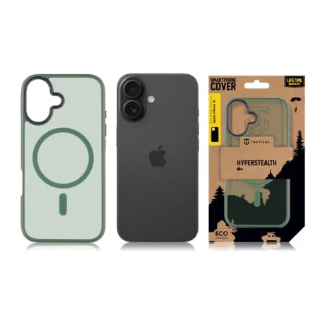 Husa iPhone 16 Tactical MagForce Hyperstealth Verde Inchis