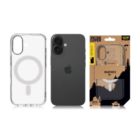 Husa iPhone 16 Tactical MagForce Transparent