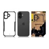 Husa iPhone 16 Tactical Quantum Stealth Transparent/ Negru