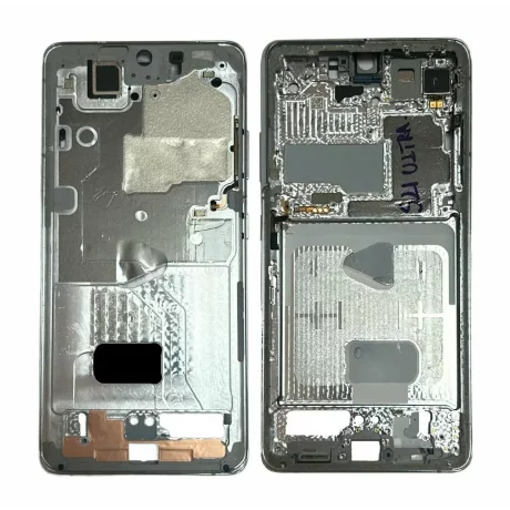 Rama completa (flex volum si on/off ) Samsung Galaxy S21 Ultra Silver G998 White (din dezmembrari)