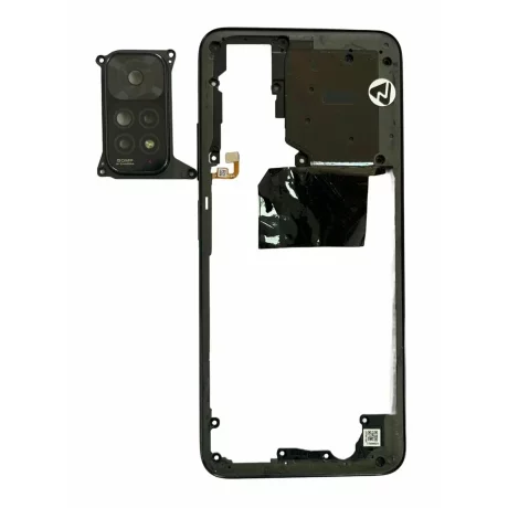 Rama cu sticla camera si buton power ON/OFF Xiaomi Redmi Note 11 (din dezmembrari)