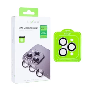 Folie iPhone 16 Pro/ iPhone 16 Pro Max Sticla Camera cu Rama Neagra