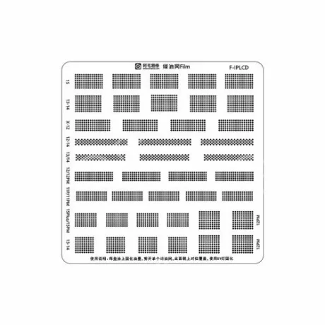 Film de Izolatie cu Ulei Verde pentru Mascarea Lipiturilor, Reparare iPhone X-15PM