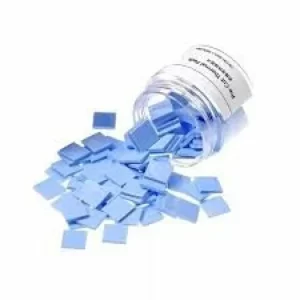 Placute Termice din Siliciu VBST-1215 12x12x1.5mm pentru Cipuri de pe Placile de Baza ale Telefoanelor Mobile - 100 Bucati