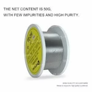 Sarma de Sudura (Cositor)  de Inalta Puritate Fara Reziduuri Mijing HC-05 (0.5 mm)  50g  - 183°C