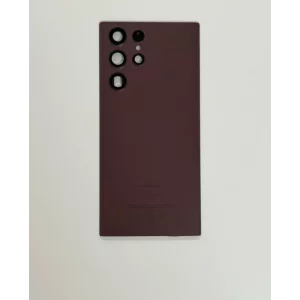 Capac Spate Samsung Galaxy S22 Ultra Burgundy - Original Grade A (Din Dezmembrari)