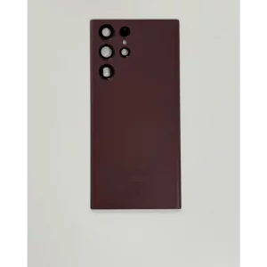 Capac Spate Samsung Galaxy S22 Ultra Burgundy - Original Grade B (Din Dezmembrari)