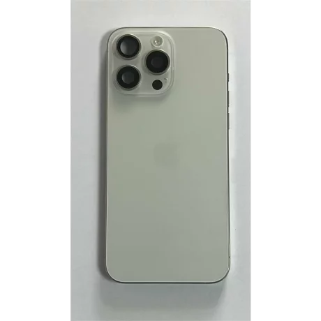 Carcasa (Body) completa iPhone 15 Pro Max White Titanium Grade 10 (din dezmembrari)