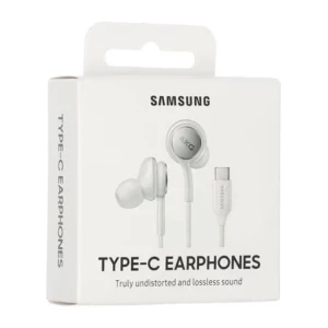Casti Compatibile pentru Samsung Stereo HF AKG Mufa Type-C Albe