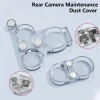 Set Capace Magnetice Anti-Praf pentru Protectie Lentila Camera iPhone Seria 11–16 – YCS – 2 buc/set