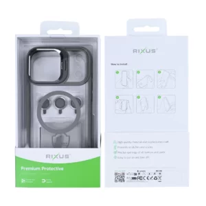 Husa iPhone 17 Pro Rixus Magsafe Gri