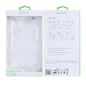 Husa iPhone 17 Rixus MagSafe Transparenta