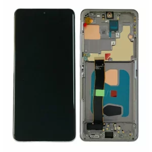 Ecran Compatibil pentru Samsung G988 Galaxy S20 Ultra 5G Cosmic Gray OLED CU RAMA