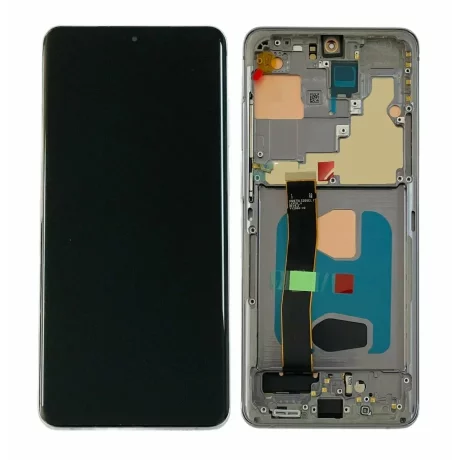 Ecran Compatibil pentru Samsung G988 Galaxy S20 Ultra 5G Cosmic Gray OLED CU RAMA