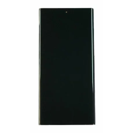 Ecran Compatibil pentru Samsung S908 Galaxy S22 Ultra 5G Phantom Black OLED CU RAMA