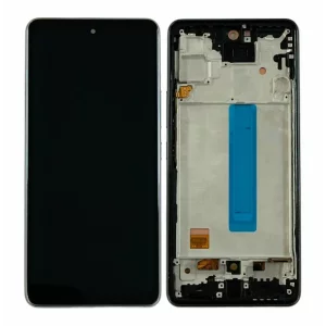 Ecran Compatibil pentru Samsung A536 Galaxy A53 5G Awesome Black (Negru) OLED CU RAMA