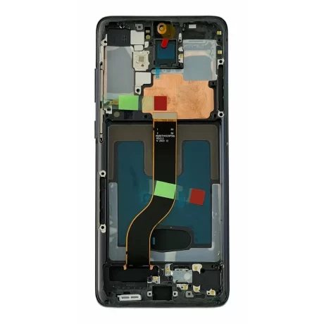 Ecran Compatibil pentru Samsung G985/ G986 Galaxy S20 Plus 4G/ 5G Cosmic Black OLED CU RAMA
