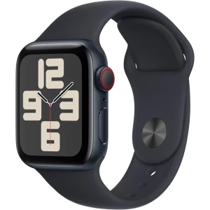 Apple Watch SE 2nd Gen 40mm LTE ,Midnight Aluminum Case with Midnight Sport Band M/L
