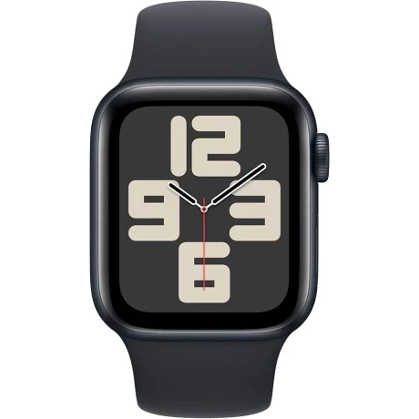Apple Watch SE 2nd Gen 40mm LTE ,Midnight Aluminum Case with Midnight Sport Band S/M