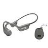 Casti Bonesoundz Aware Bone Conduction IP8X, Led, Grey + Husa