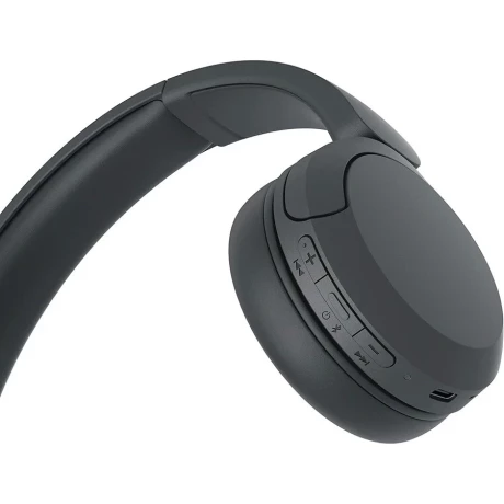 Casti Sony WH-CH520, Bluetooth, USB-C, Black