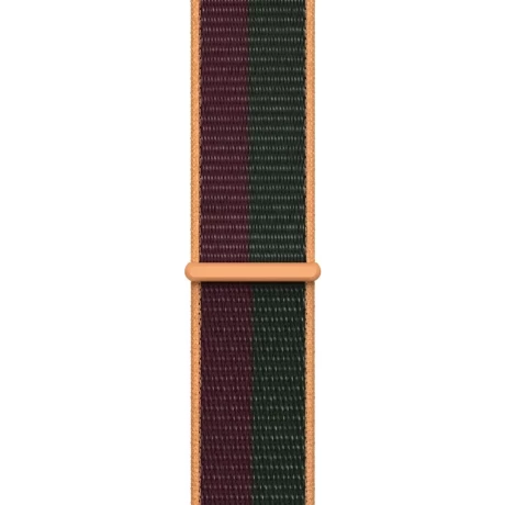 Curea Apple Watch Sport Loop, 41mm, Dark Cherry/Forest Green