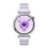 HUAWEI WATCH GT 6 41mm Stainless Steel Case, Curea Purple Fluoroelastome