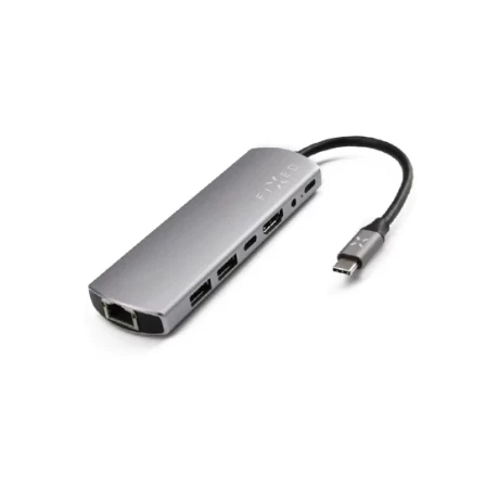 Hub Portable Fixed Usb-C 7 in 1