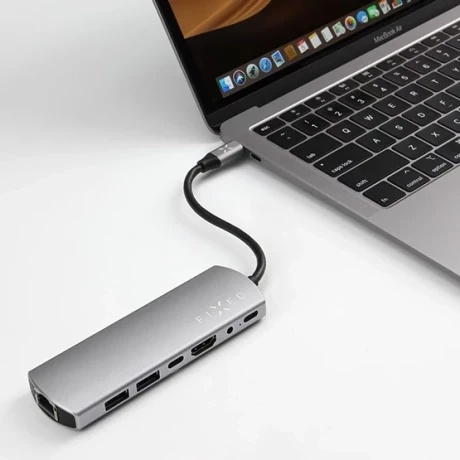 Hub Portable Fixed Usb-C 7 in 1