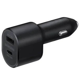 Incarcator auto Samsung Super Fast Charger 45W Usb C, 15W Usb A, L5300, Black, Bulk