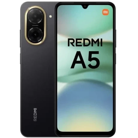 Telefon mobil Xiaomi Redmi A5, 64GB, 3GB RAM, 4G, Charger Pack 15W, Midnight Black