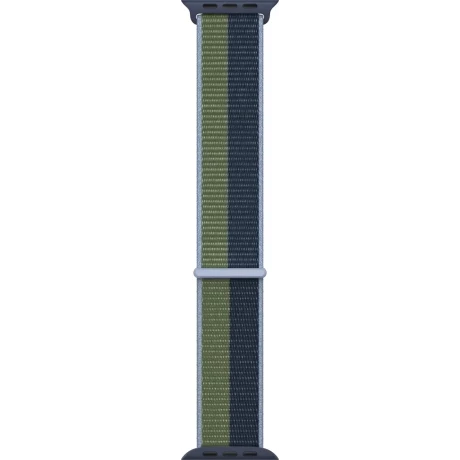 Curea Apple Watch Sport Loop, 45mm, Abyss Blue/Moss Green