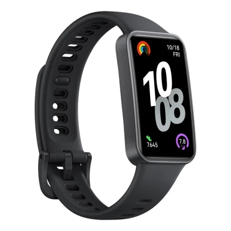 Huawei Band 10 Matte Black, Curea Fluoroelastomer Black